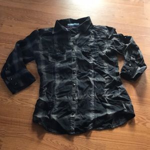 Maurice’s 3/4 sleeve flannel